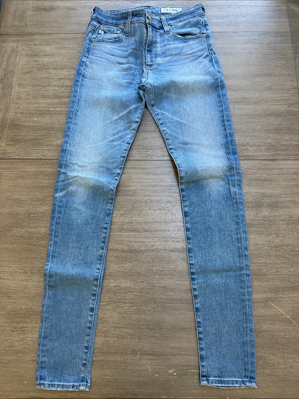 AG Adriano Goldschmied Farrah Skinny Light Blue Skinny Jeans